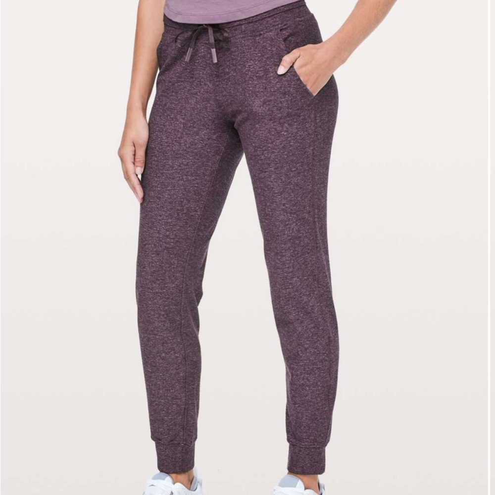 Lululemon ready to rulu joggers in heathered plum Women’s Size 4